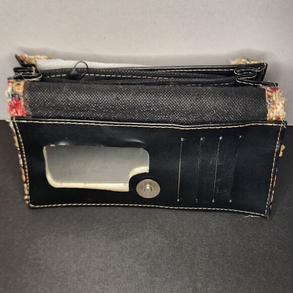 Woven Wallet Purse Pouch Bag Mexican Children Print - Picture 5 of 8